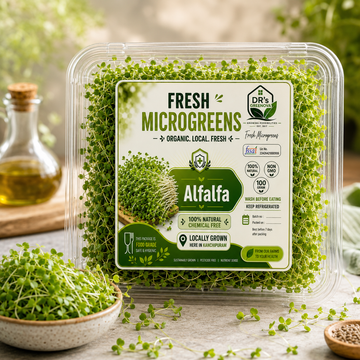 Fresh Alfalfa Microgreens - 100 g