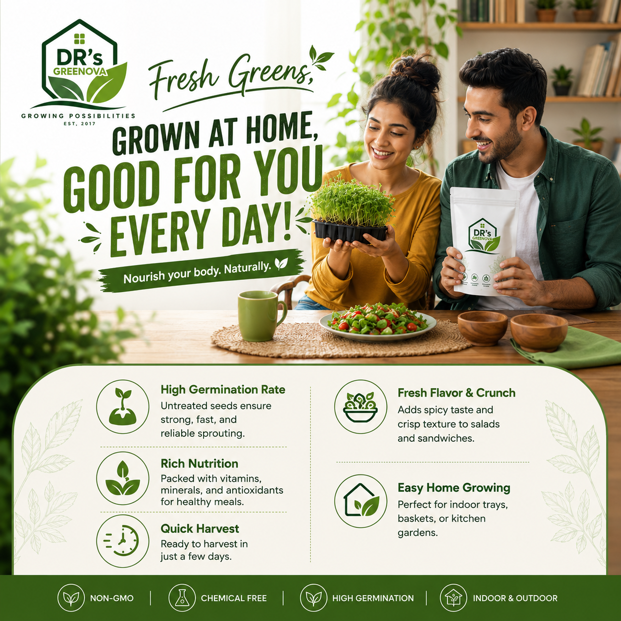 Fresh Wheatgrass - 65 g
