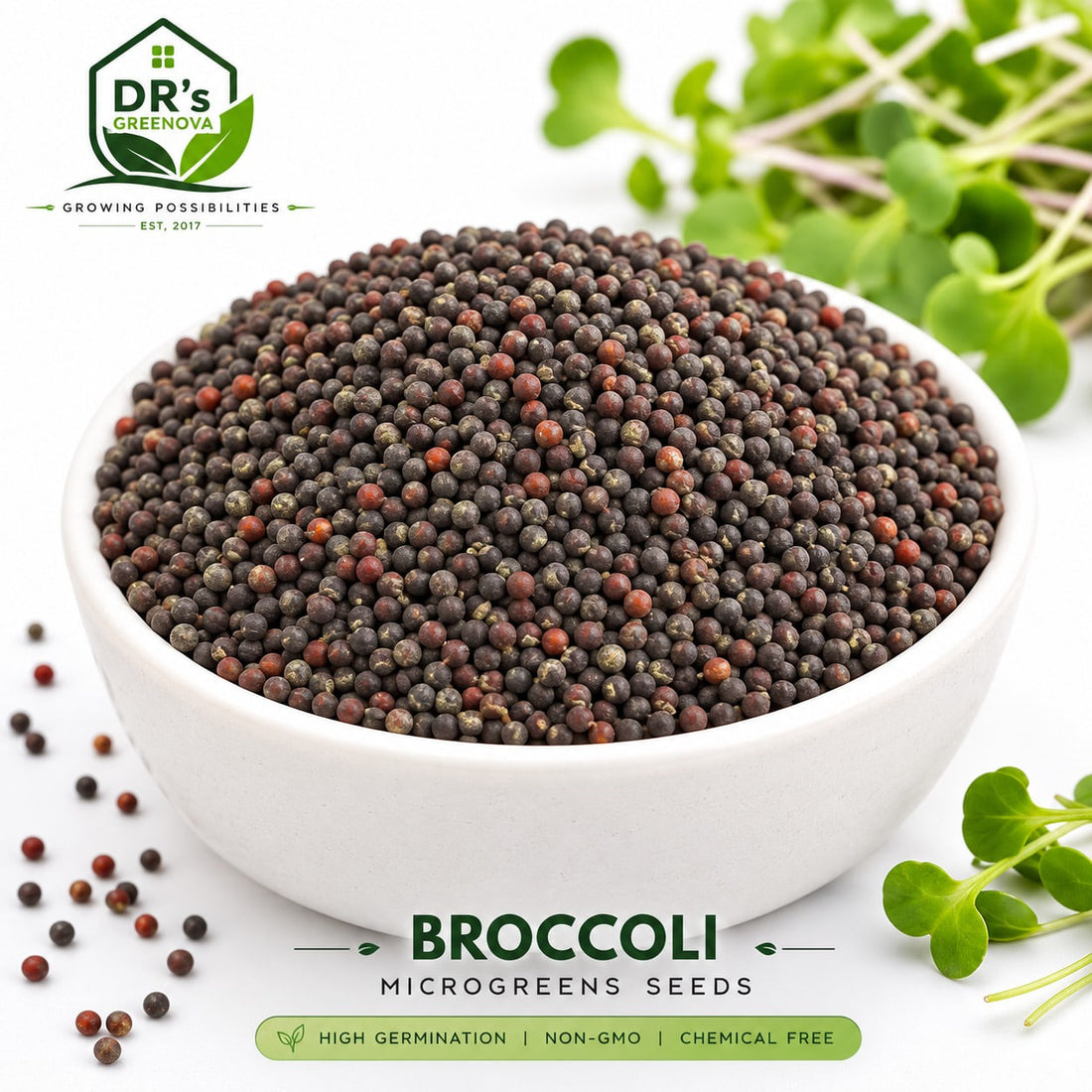 Broccoli Microgreen Seeds - 100 g