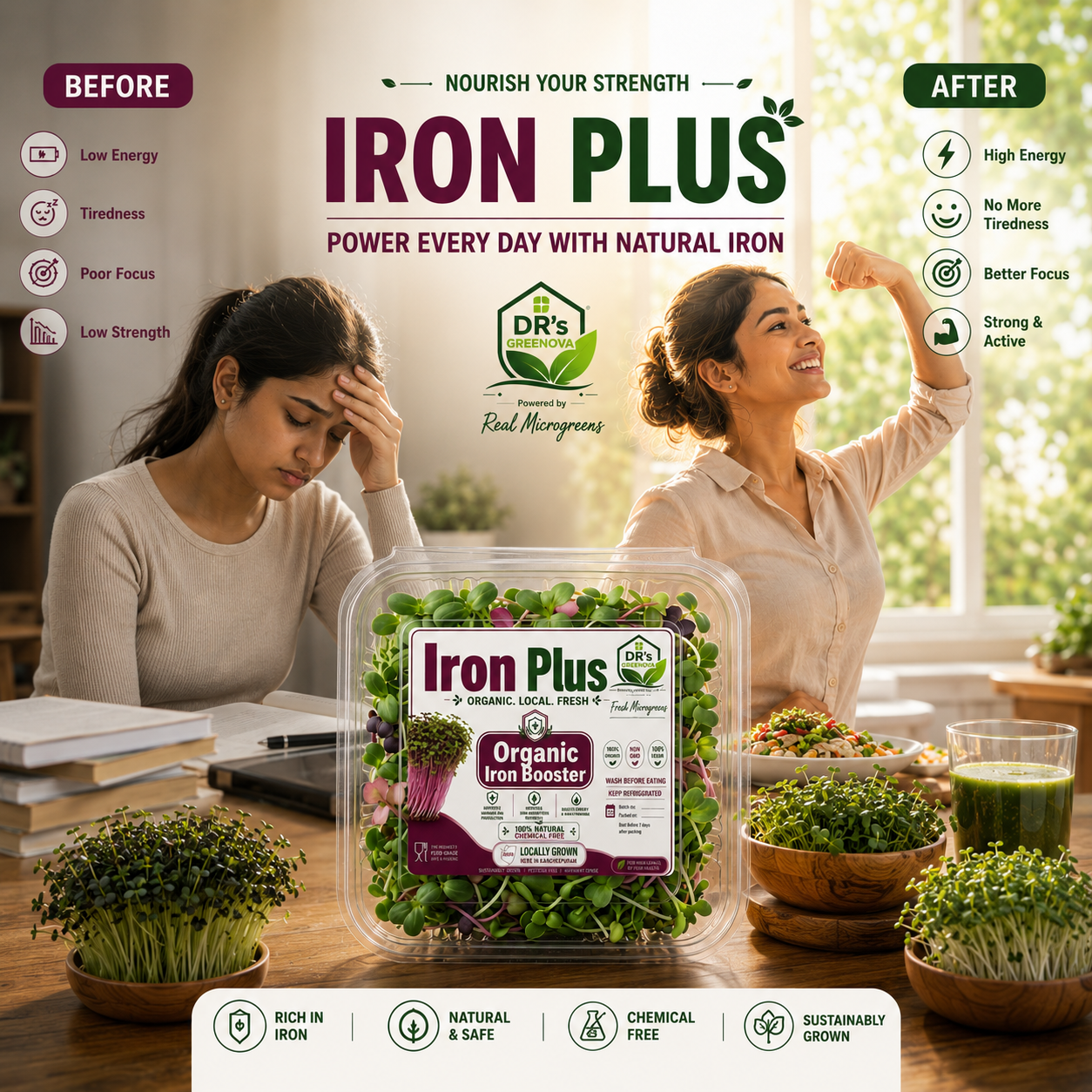 Iron Plus – Organic Iron Booster