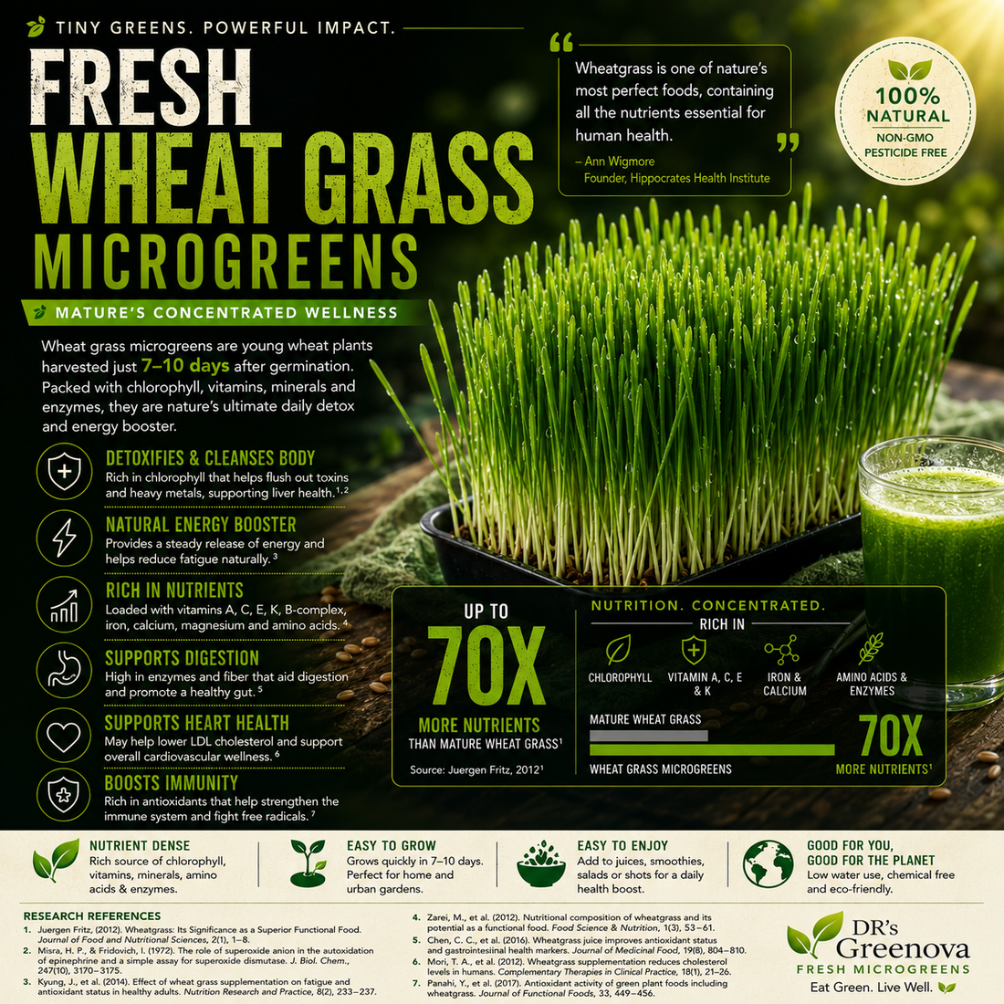 Fresh Wheatgrass - 65 g